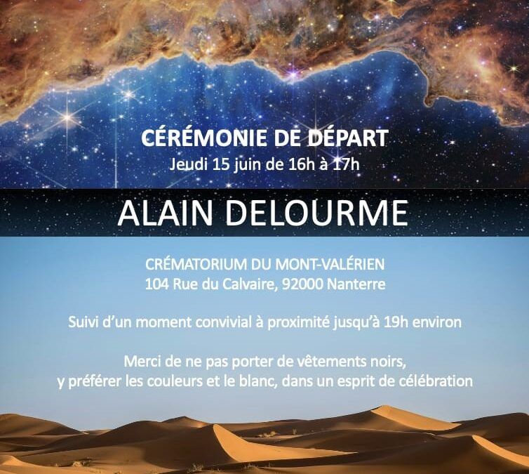 Décès d’Alain Delourme